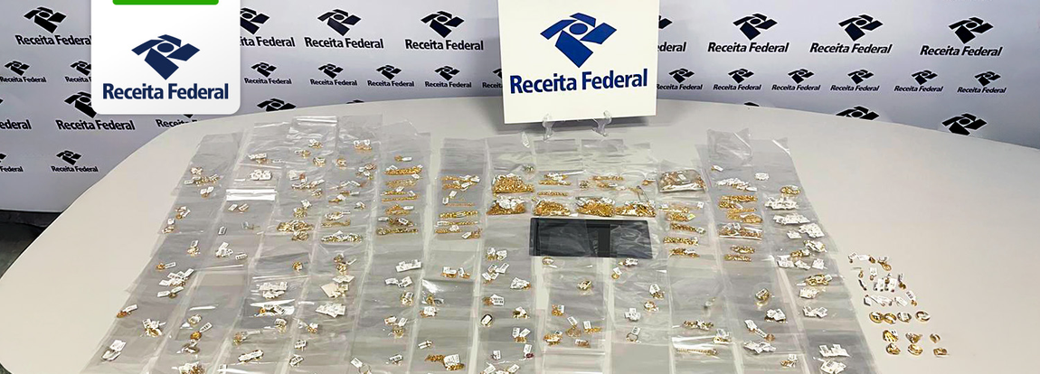 Passageiro com destino a Aracaju/SE, prestes a embarcar no Recife, não apresentou nota fiscal de joias.