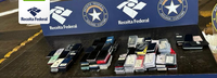 Receita Federal apreende cerca de R$ 663 mil em smartphones descaminhados em Foz do Iguaçu/PR