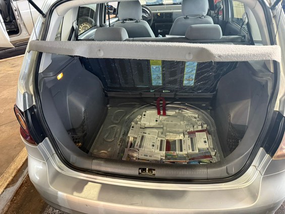 Apreensão de anabolizantes e medicamentos.