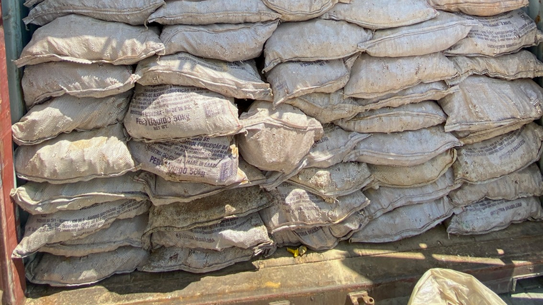 Apreensão de quartzo