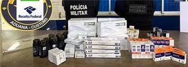 Carga avaliada em R$ 150 mil inclui anabolizantes e substâncias para emagrecimento sem autorização sanitária.
