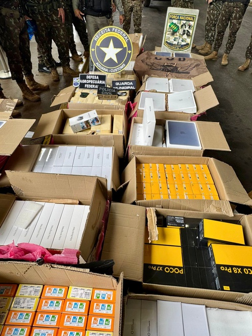 Mercadorias apreendidas