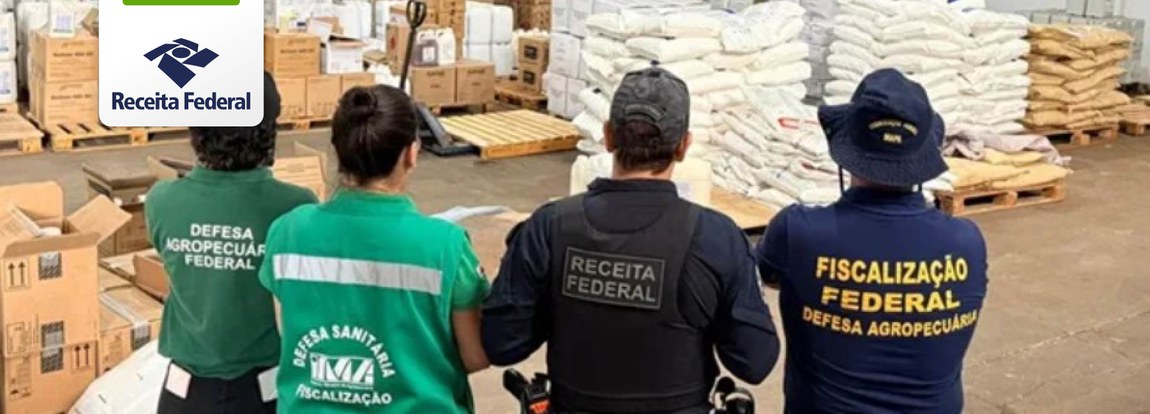 Mercadorias apreendidas têm valor estimado em R$ 3 milhões.