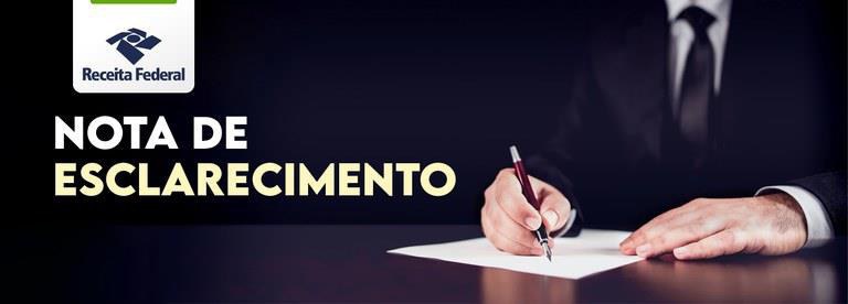 Nota à Imprensa
