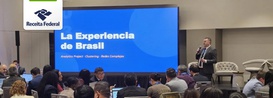 O órgão é a única administração tributária presente em conferência regional sobre lavagem de dinheiro e criptoativos.