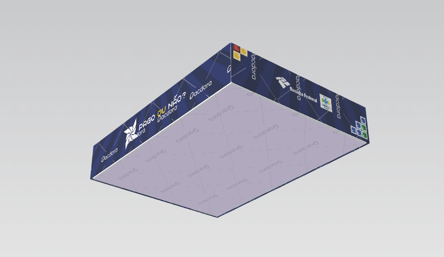 Anexo 8.5 - Modelo de Arte 3D - CAIXA DO JOGO (visao de baixo)