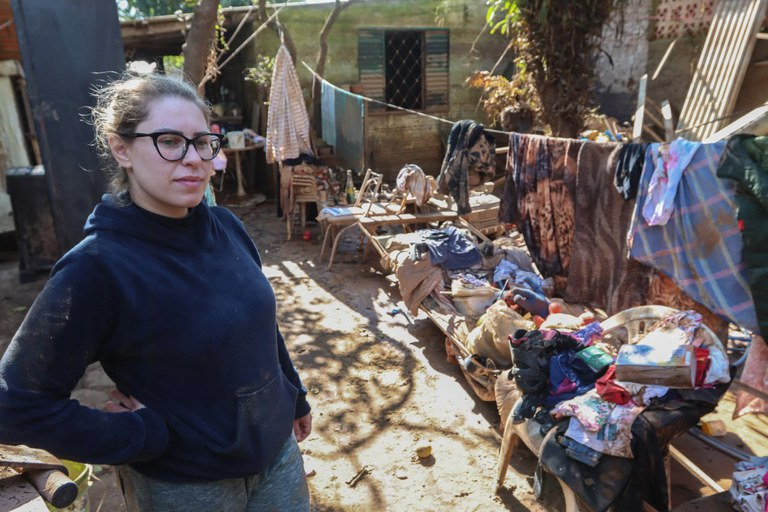 Auxílio Reconstrução é voltado para os gaúchos que tiveram perdas materiais em função das chuvas no estado - Foto: Rafa Neddermeyer / Agência Brasil