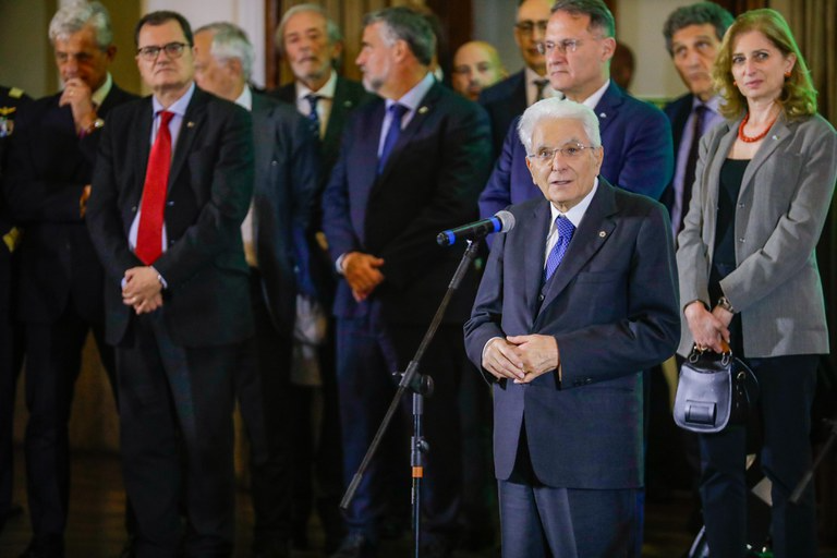 Presidente DA Itália Sergio Matarella