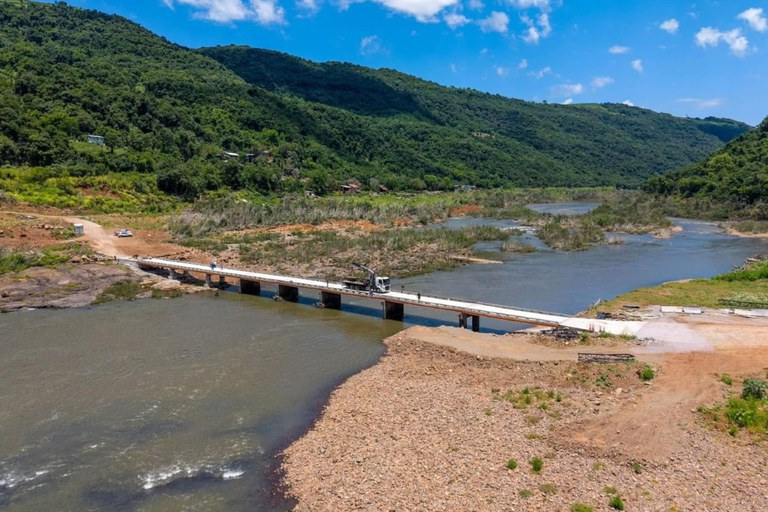 Governo Federal garantiu recursos para a obra, via Defesa Civil nacional, com um aporte de R$ 4,58 milhões - Foto: Divulgação / SERS