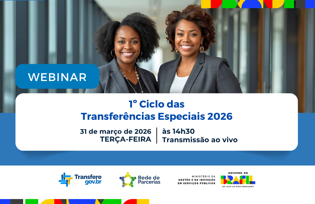 Webinar 1º Ciclo das Transferências Especiais 2026