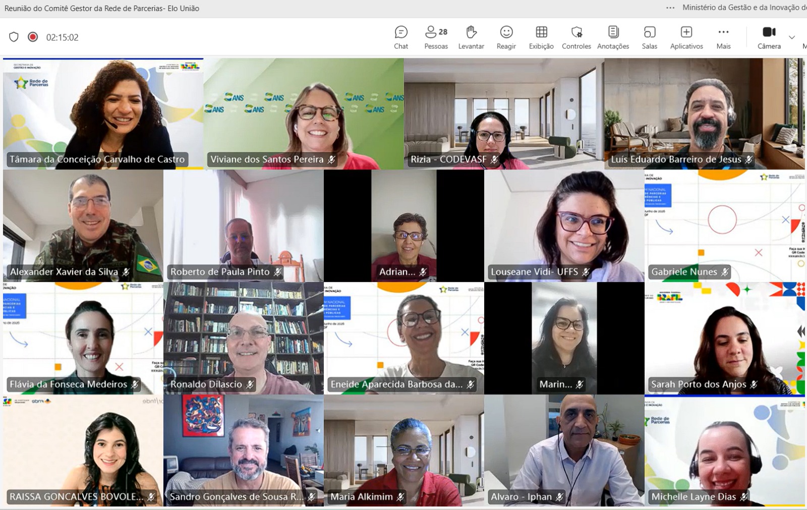 16.06.2026 Reunião Comitê Gestor da Rede de Parcerias - Elo União
