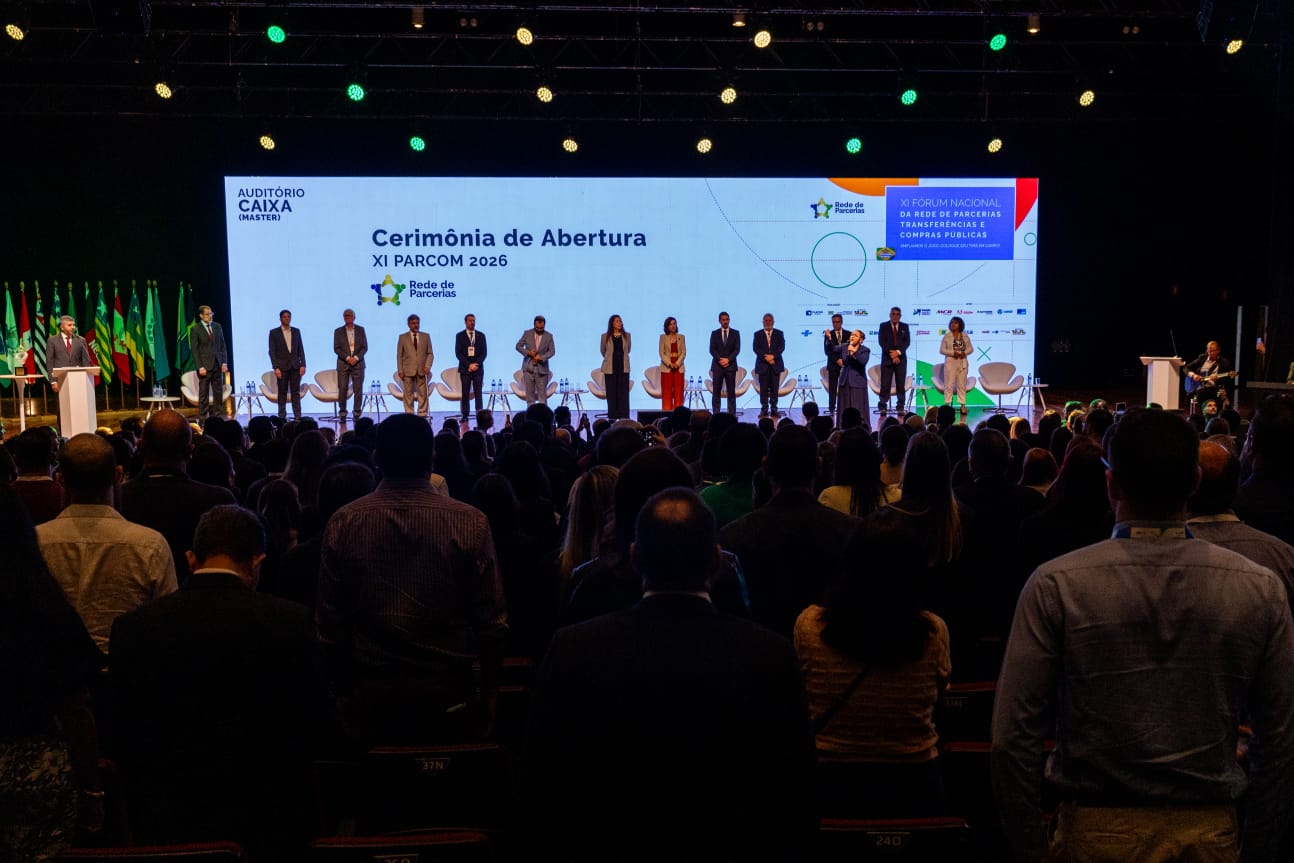 Abertura do Parcom 2026