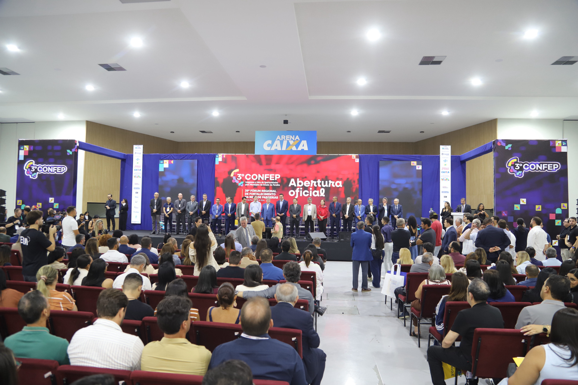Solenidade de abertura do evento