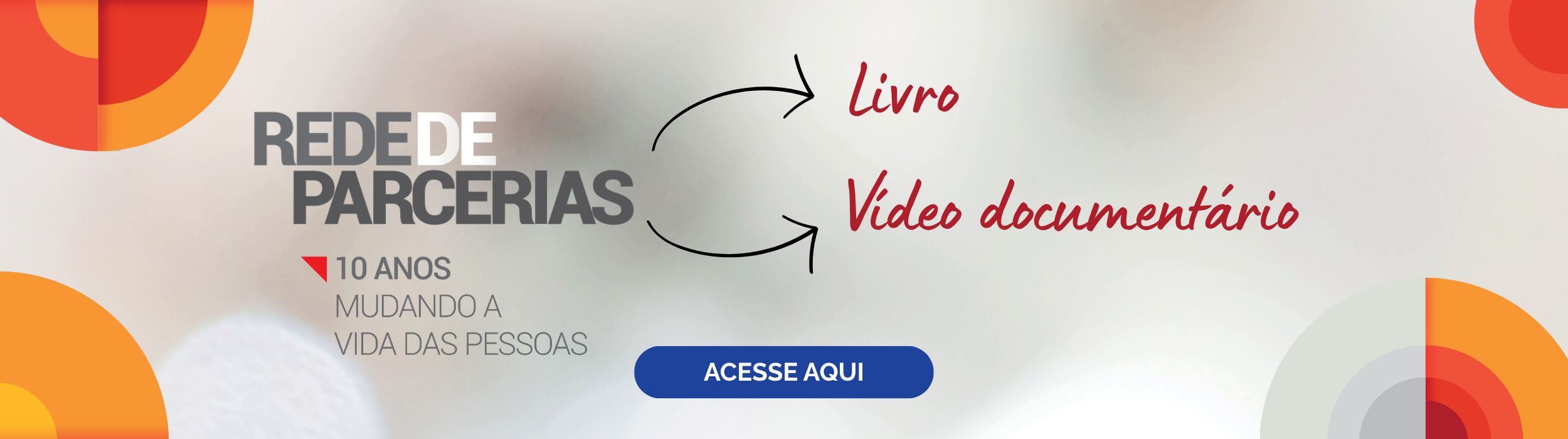 Acesso ao livro e vídeo sobre os 10 anos da Rede de Parcerias
