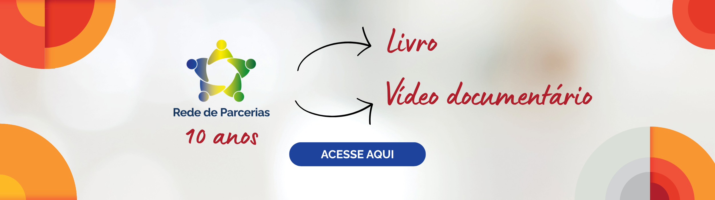 Acesso ao livro e vídeo sobre os 10 anos da Rede de Parcerias