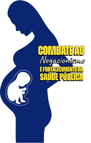 Silhueta de grávida com feto