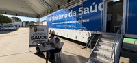População de Ponto Chique (MG) é atendida por carreta de exame de imagem do Ministério da Saúde; veja como funciona