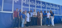 Ministério da Saúde acompanha atendimento de carretas de exames de imagem e vistoria obras do Novo PAC no Triângulo Mineiro