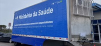 Representante do Ministério da Saúde visita carreta de saúde da mulher em Itu (SP)