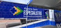 Ministério da Saúde leva para Teresina de Goiás (GO) carreta de saúde da mulher para diagnóstico precoce de câncer de mama e do útero no SUS