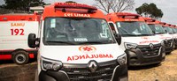 Ministério da Saúde entrega sete ambulâncias do SAMU 192 para São Paulo