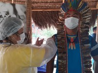 Vacinação indígena está em andamento em todo o país