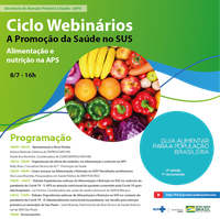 Saps promove webinário sobre Alimentação e Nutrição na Atenção Primária à Saúde