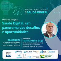 Saúde digital é tema de primeiro encontro on-line de curso oferecido pela UFG em pós-graduação na área