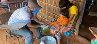 Ministério da Saúde realiza ação para o controle e tratamento do “bicho-de-pé” em 19 aldeias indígenas