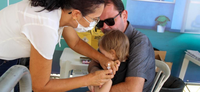 1,3 milhão de crianças tomaram a vacina contra o Sarampo