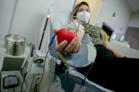 Doadores de sangue ajudam a salvar vidas