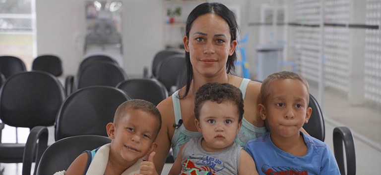 “Só posso agradecer”, diz Graziely sobre atendimento médico para quatro filhos pelo SUS
