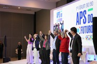 Ministra da saúde participa de evento de acolhimento dos trabalhadores da Saps