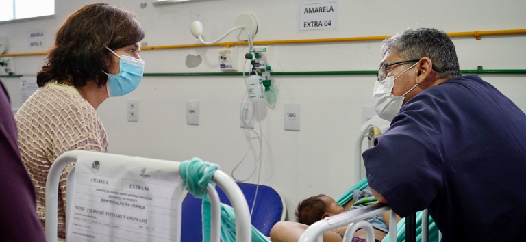 Em Boa Vista, ministra da Saúde agradece trabalho conjunto para atendimento dos indígenas na Casai