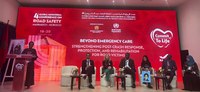 Representantes do Ministério da Saúde participam de conferência sobre segurança no trânsito em Marrocos