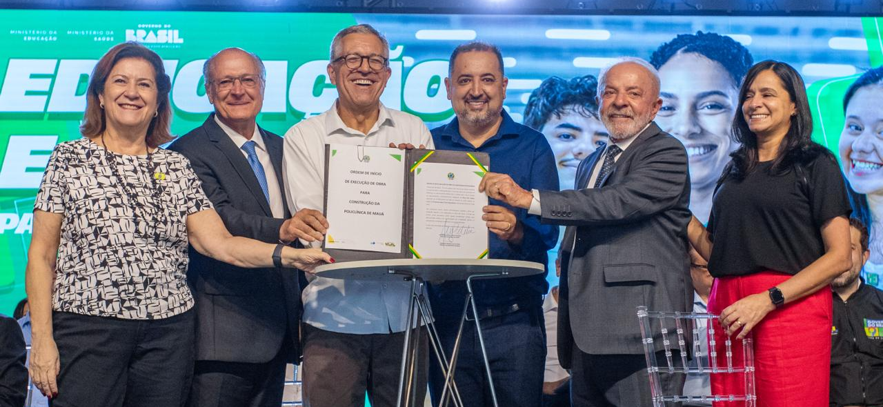 Pelo Novo PAC Saúde, município contará com nova policlínica, mais 4 ambulâncias do SAMU – somando 34 para o grande ABC, 10 combos de equipamentos para atenção primária e nova Unidade Básica de Saúde