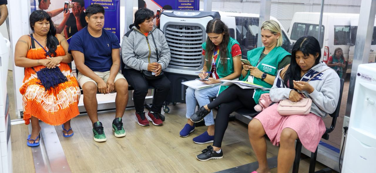 Unidade móvel atende indígenas Xavante e Xingu no DF