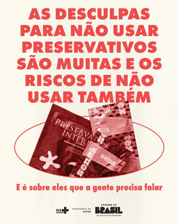 No Dia Mundial do Preservativo, o recado é claro: cuidar de você e de quem está ao seu lado faz parte do momento.  O SUS distribui preservativos gratuitamente. Quando tem acesso, tem proteção.