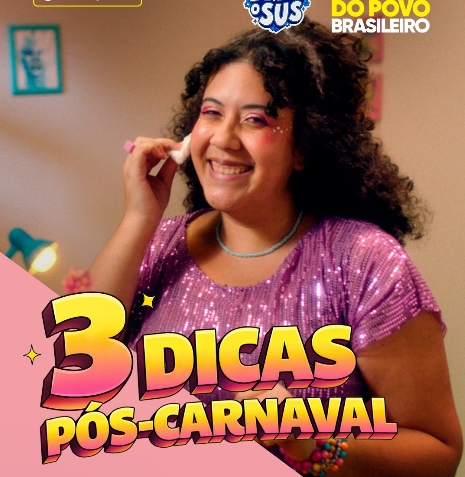 Cuidar da saúde é um processo contínuo. PEP, testagem e vacinação contra hepatite B e HPV estão disponíveis gratuitamente pelo SUS. Informação, acesso e cuidado que acompanham você o ano todo. Previna-se de infecções por HIV, hepatites virais, sífilis e de outras ISTs. Antes, durante e depois da folia, é o Governo do Brasil do seu lado.