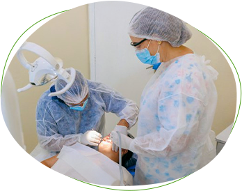 Paciente no dentista