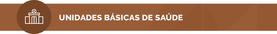 Unidades Básicas de Saúde - UBS