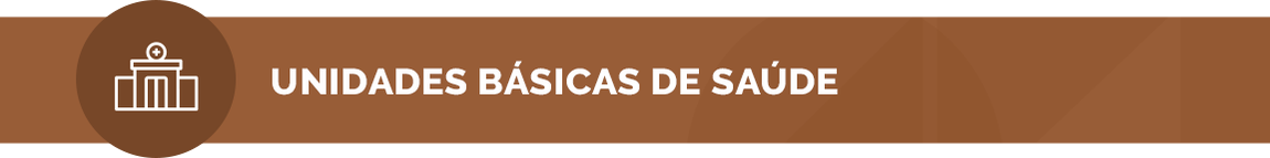 Unidades Básicas de Saúde - UBS