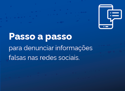 Saúde com Ciência - Passo a Passo para denunciar
