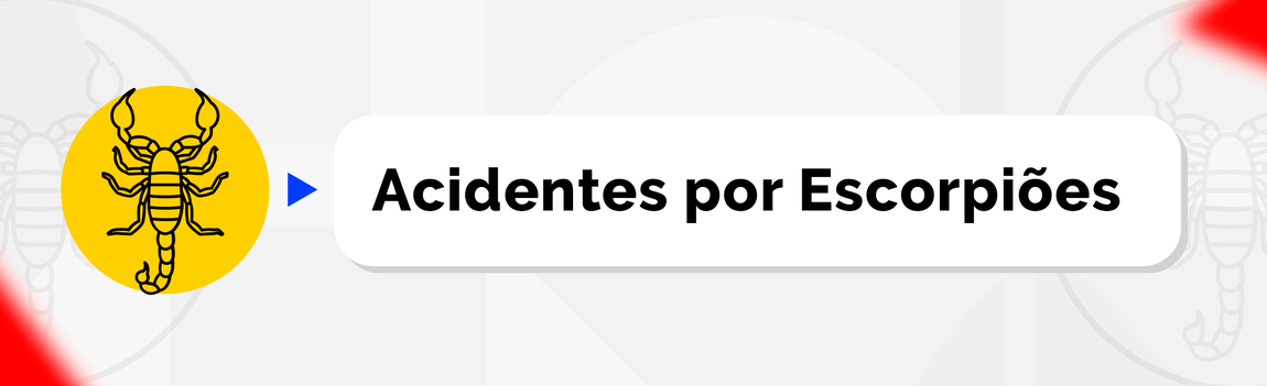 Acidentes por Escorpiões