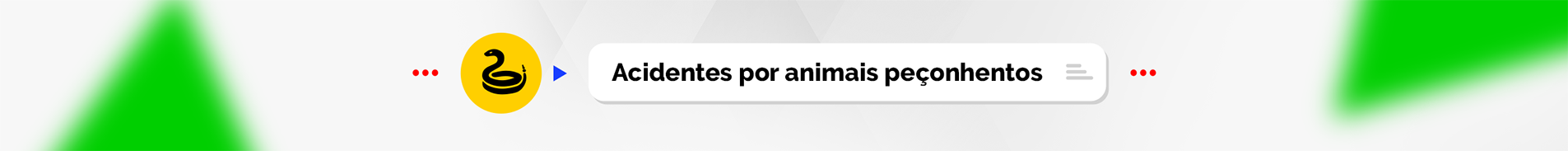Testeira de Animais peçonhetos