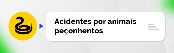 Testeira de Animais peçonhetos