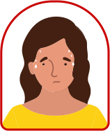 Ilustração de uma pessoa com prostação