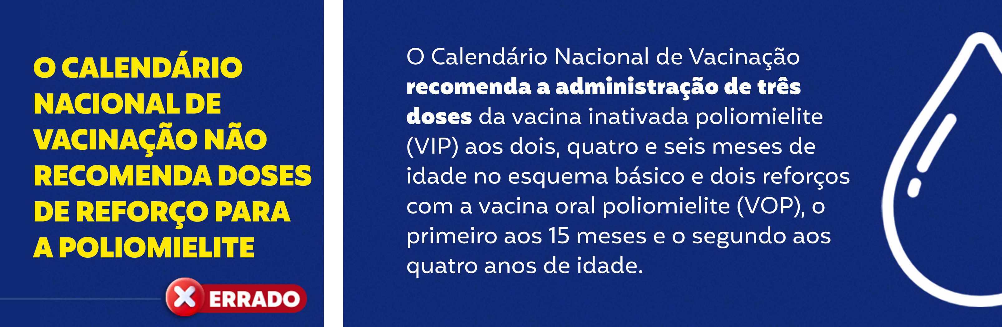 Certo e Errado - Poliomielite