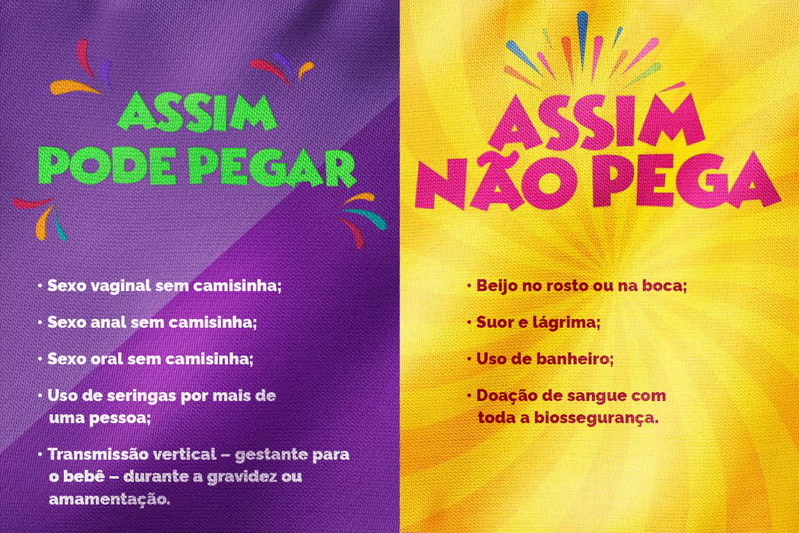 Assim pode pegar - Assim não pega
