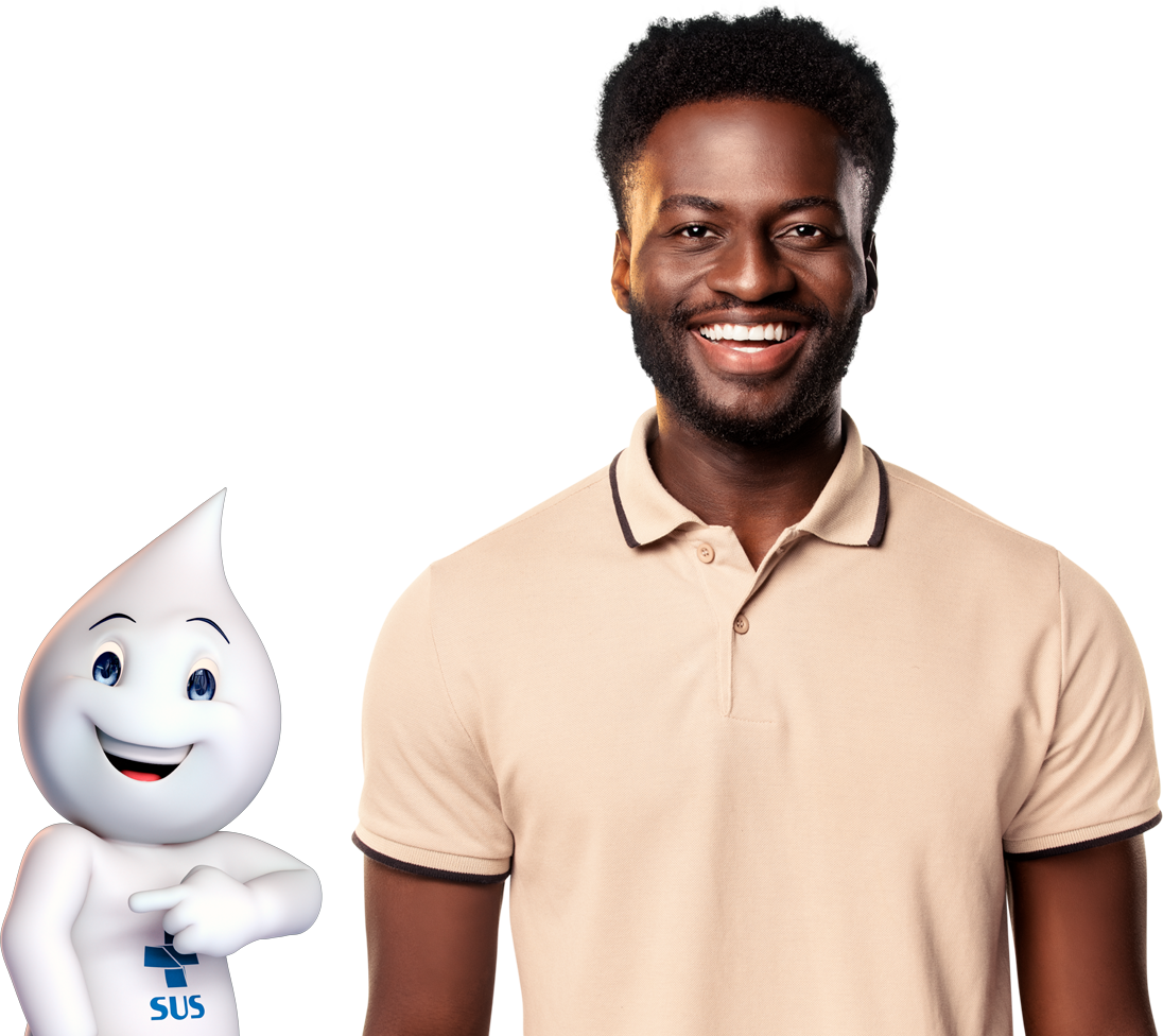 Imagem zé gotinha e pessoa